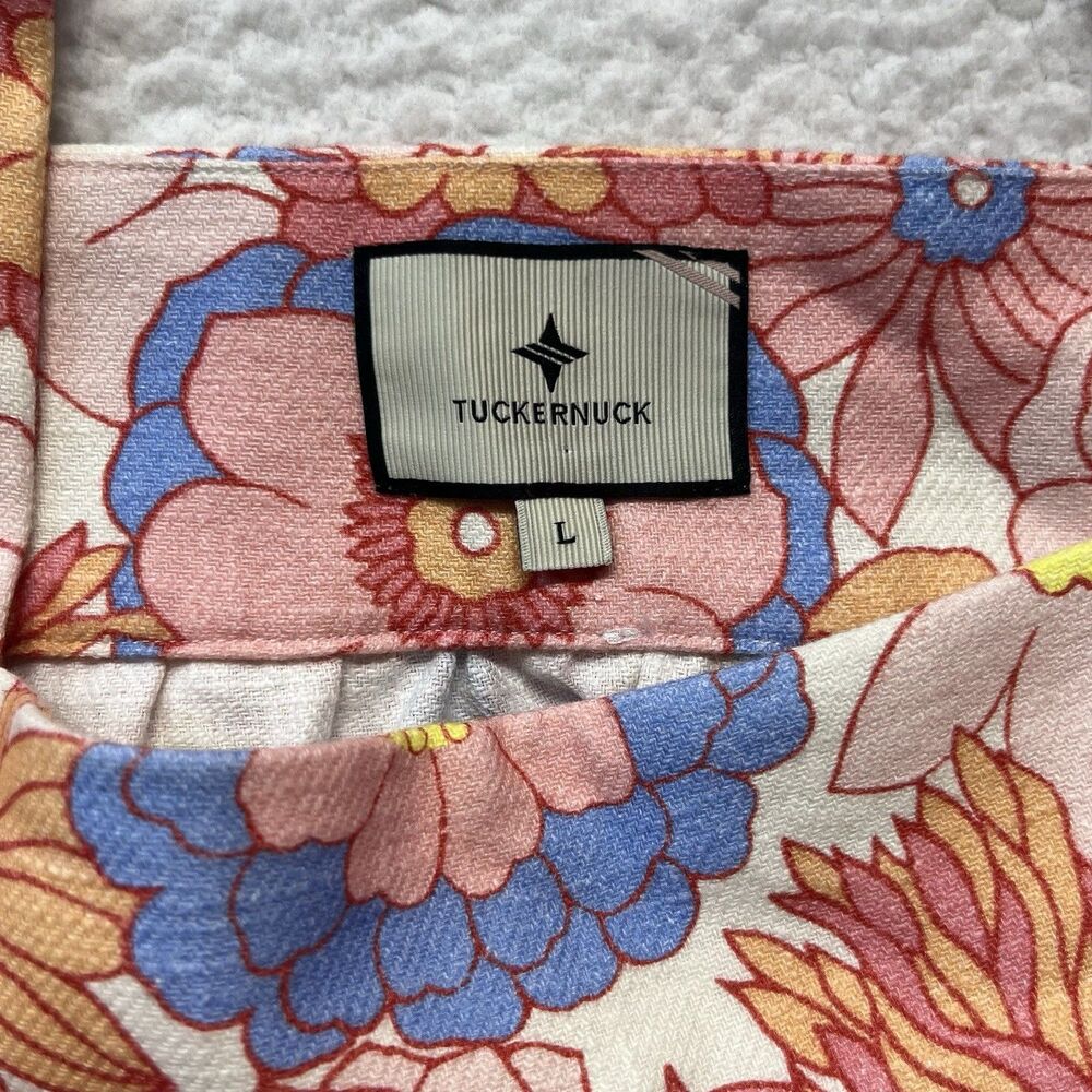 Tuckernuck x Cameran Eubanks Dress Womens L Wimberly Folly Floral Hazel Preppy - Picture 3 of 11